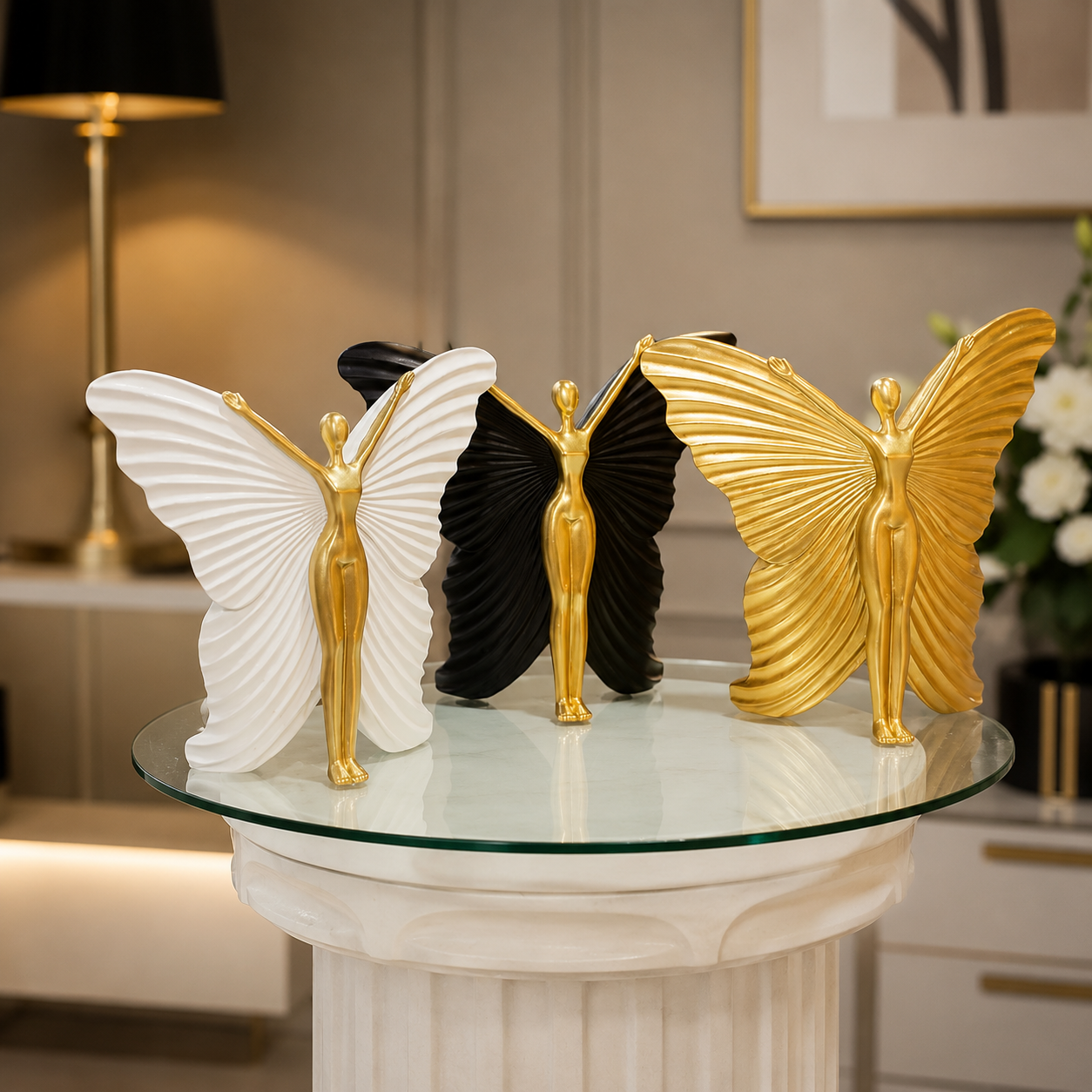 Celestia Butterfly Sculpture – Luxury Winged Figurine Collection
