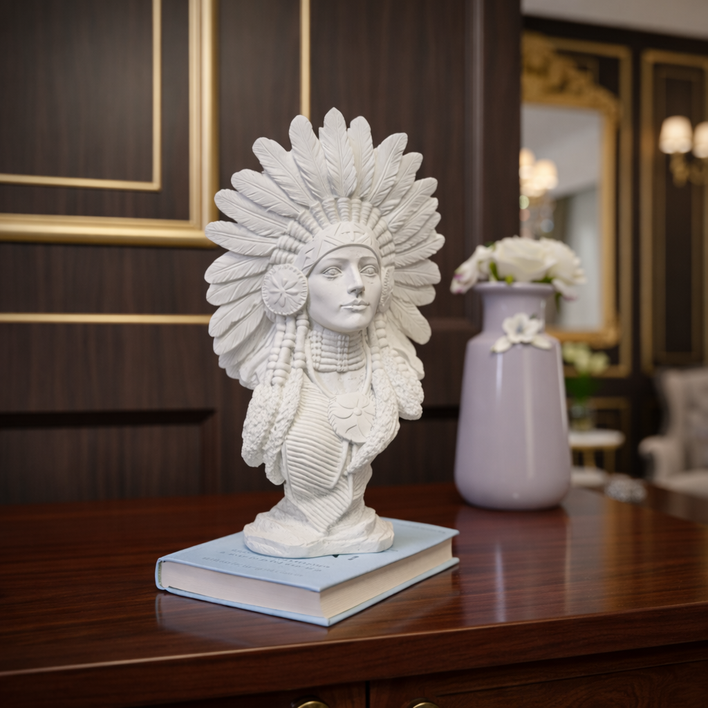 Afro Lady Sculpture