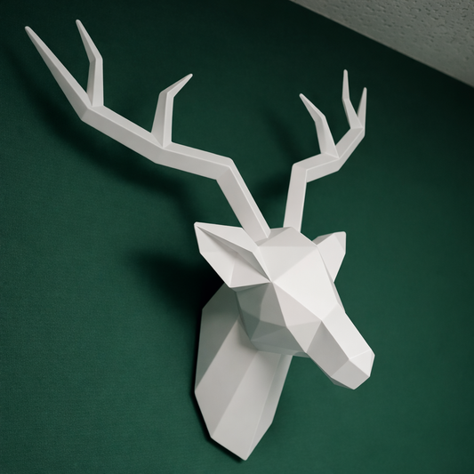 Geometric Deer Head