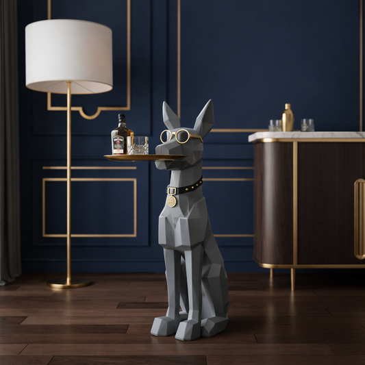 Abstract Polygon Retriever Side Table