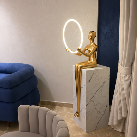 The Aura Illuminated Sculpture Lamp