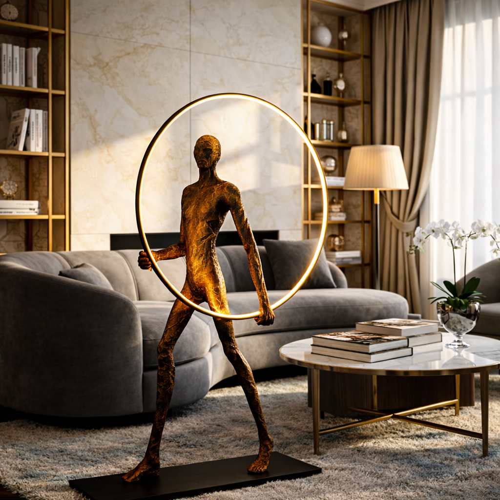 The Zenith Illuminated Sculpture Lamp