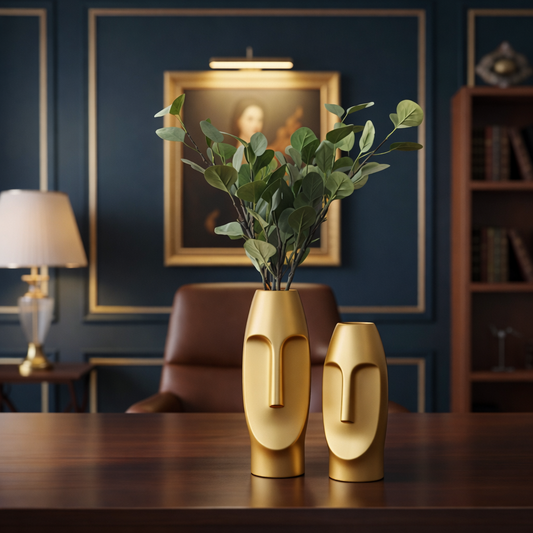 Mono Sculptural Pair Vase