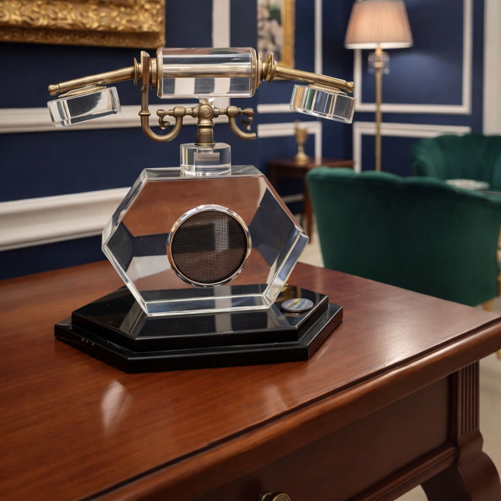 Crystal Retro Telephone