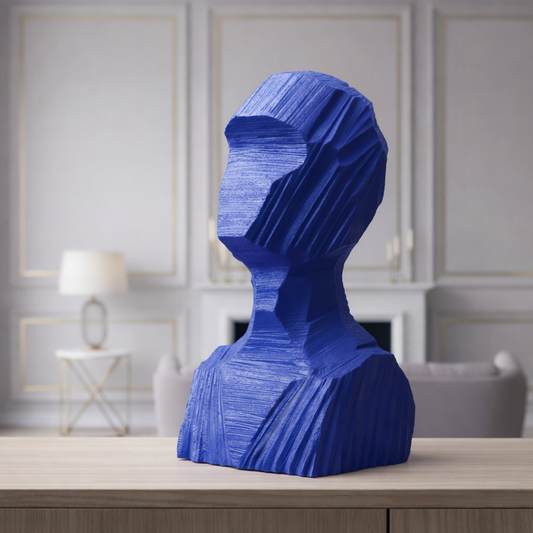 Cubist Visage Sculpture