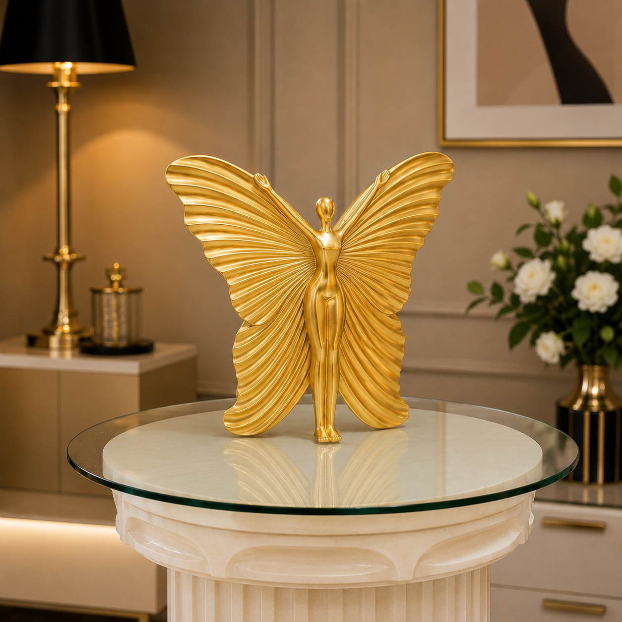 Celestia Butterfly Sculpture – Luxury Winged Figurine Collection
