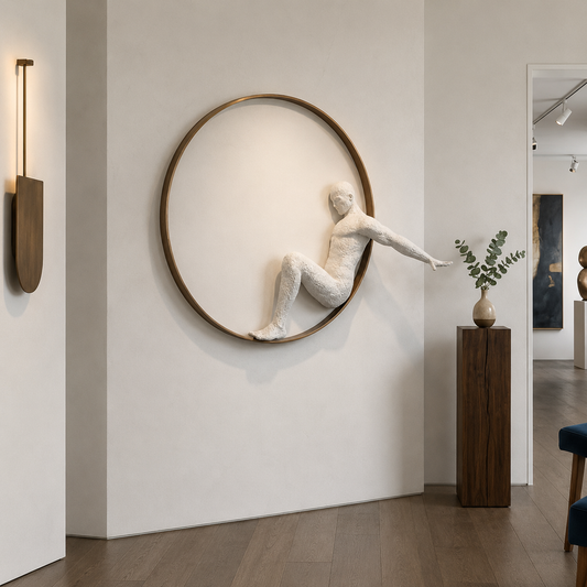 Sitting Man With Ring Wall Art