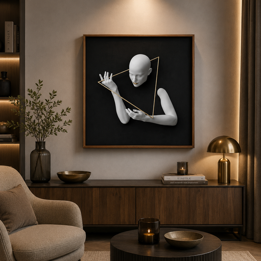 Lady With Ring Wall Art