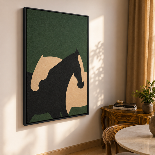 Double Horse Wall Art