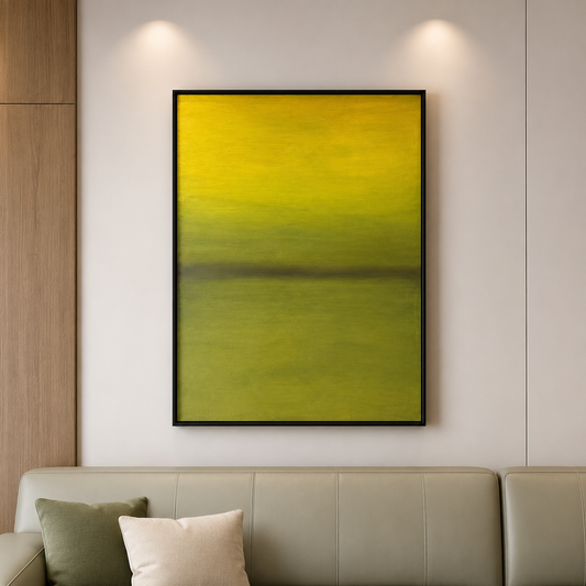 Green Horizon Wall Art
