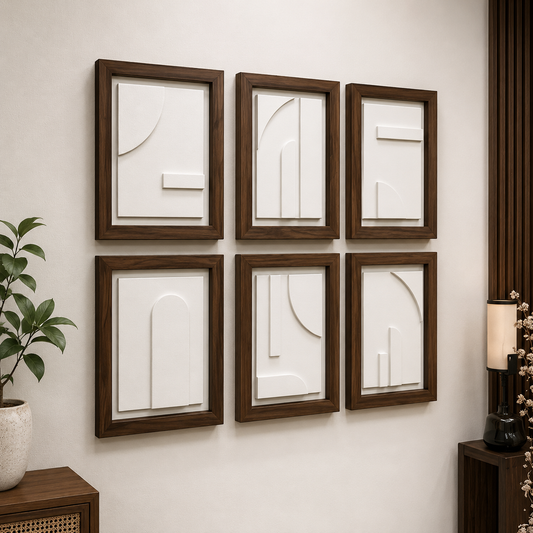 Abstract Panel Wall Art Set