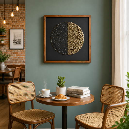 Pyrite Half Round Wall Art