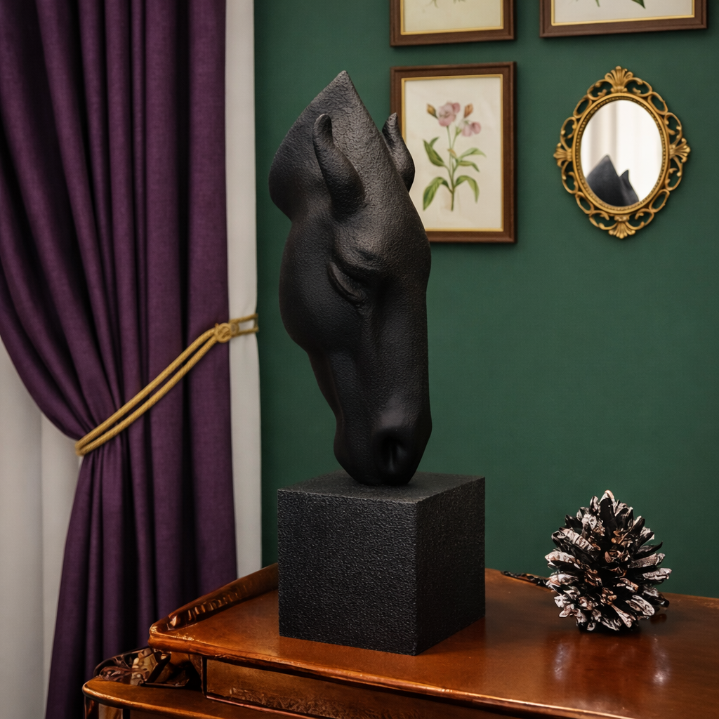 Horse Head Sculpture
