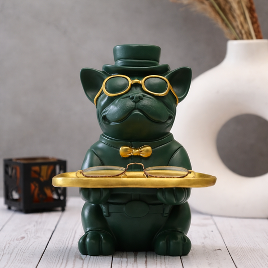 Opulent Pug With Storage Tray