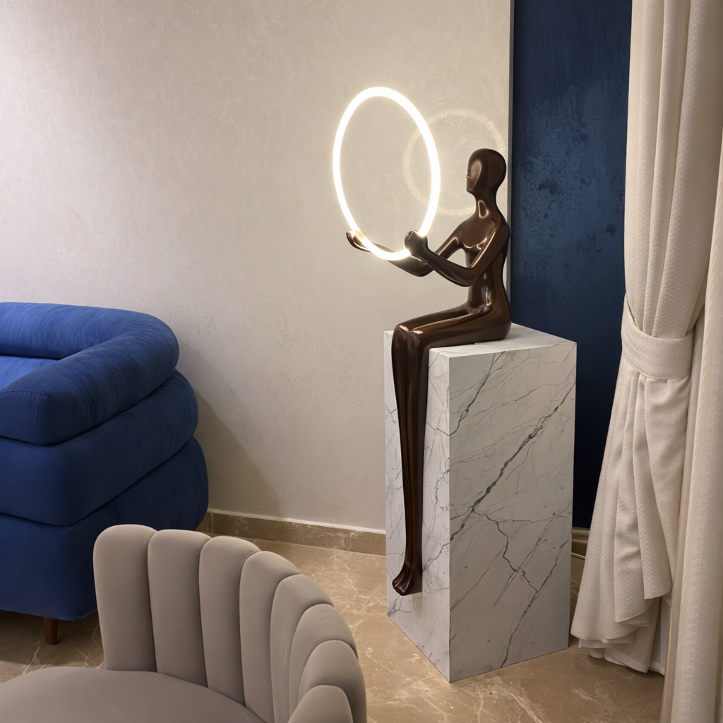 The Aura Illuminated Sculpture Lamp