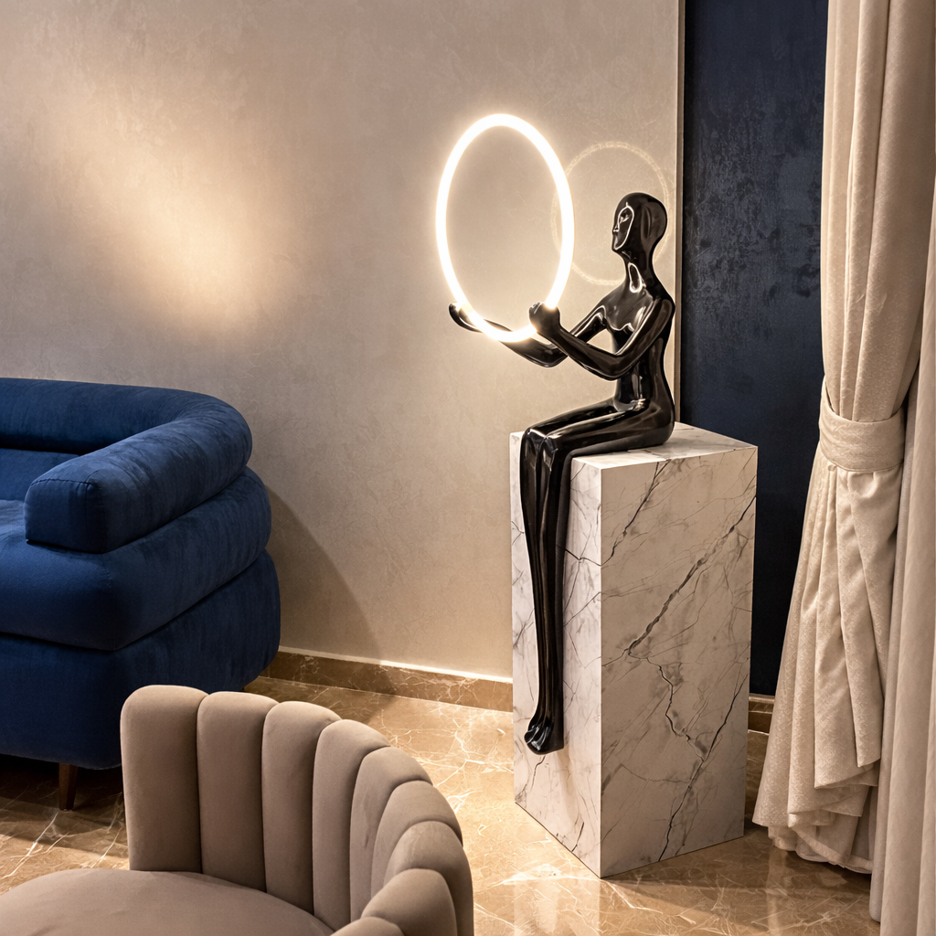 The Aura Illuminated Sculpture Lamp