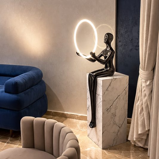 The Aura Illuminated Sculpture Lamp
