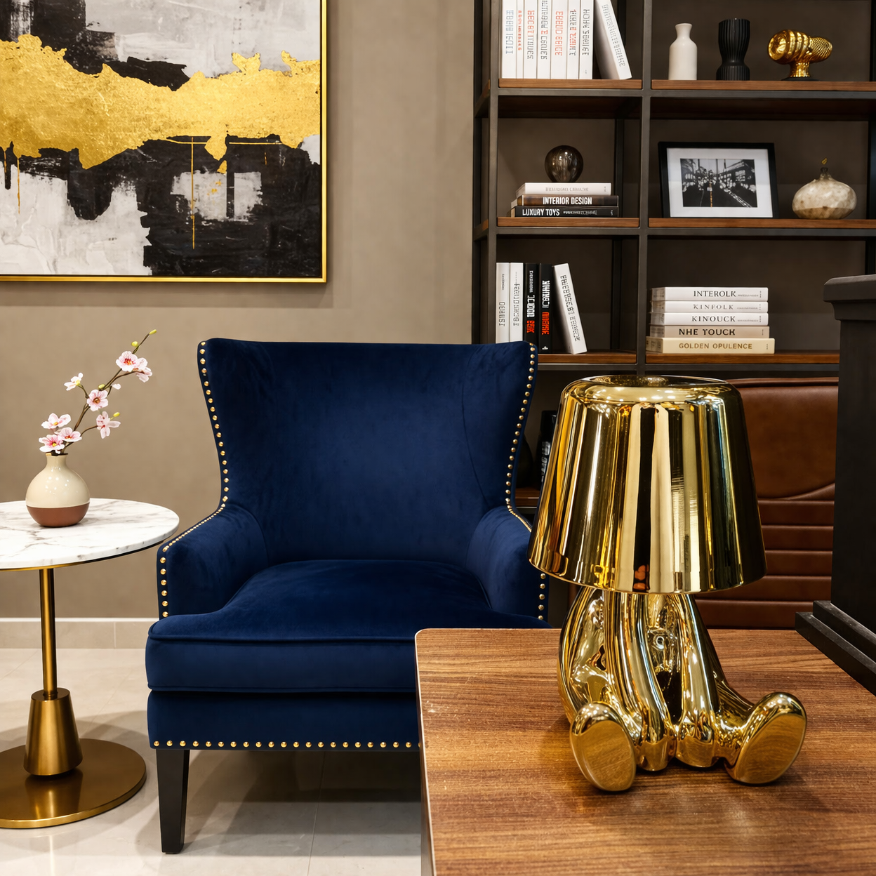 The Gold Teddy Table Lamp