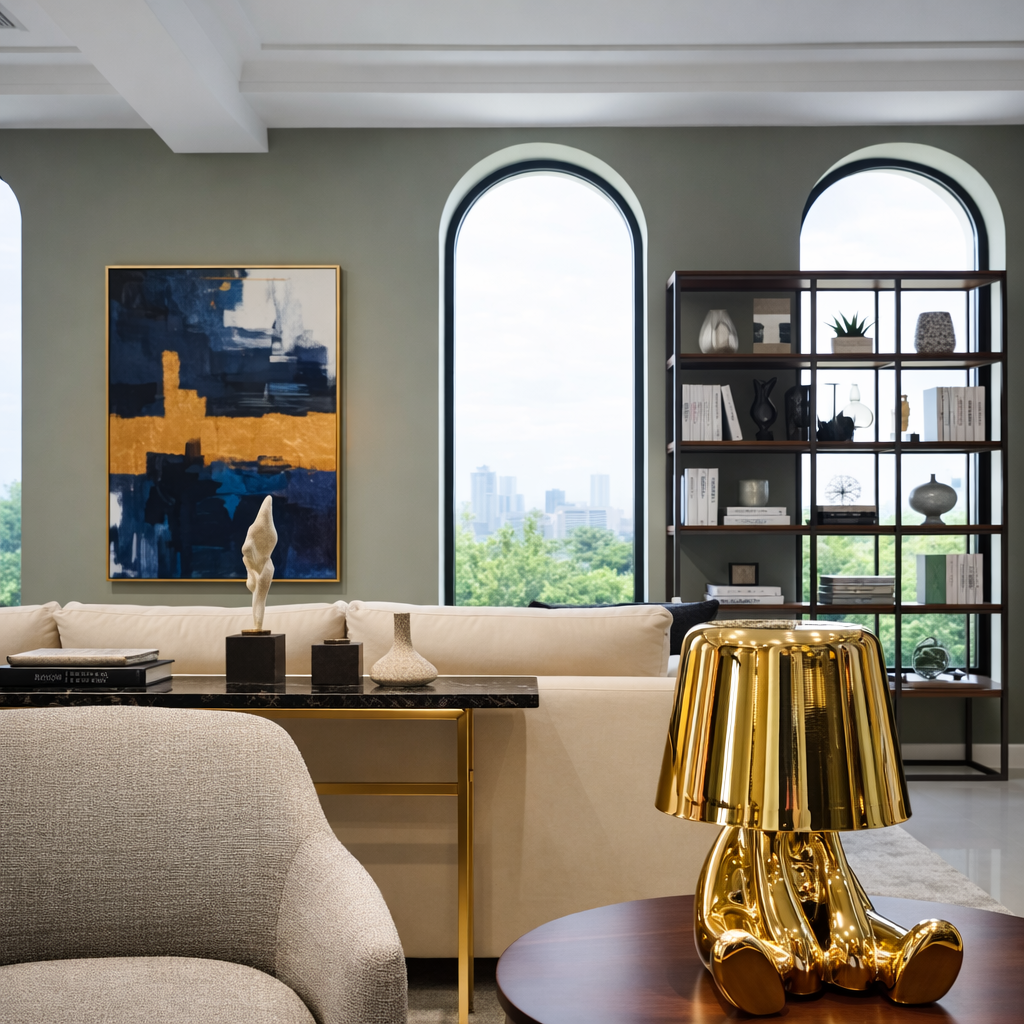 The Gold Teddy Table Lamp