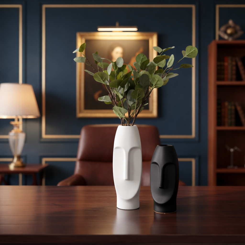 Mono Sculptural Pair Vase
