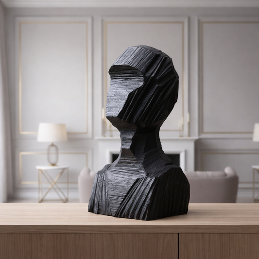 Cubist Visage Sculpture