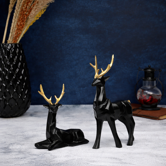 Geometric modern Deer set