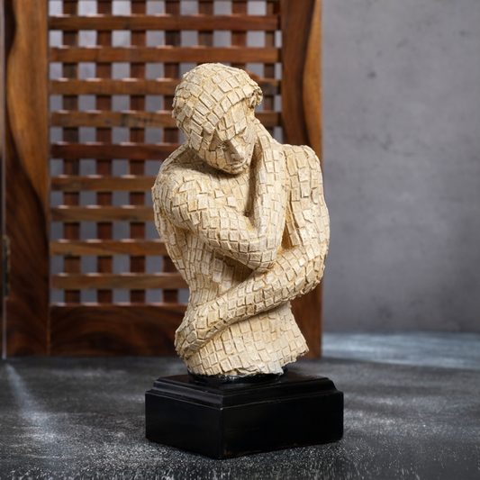 Off white Bricked surreal abstract Man