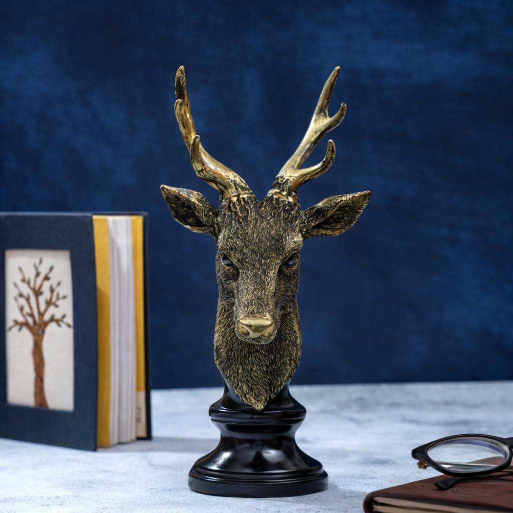 Copper Classy Rustic Deer Head
