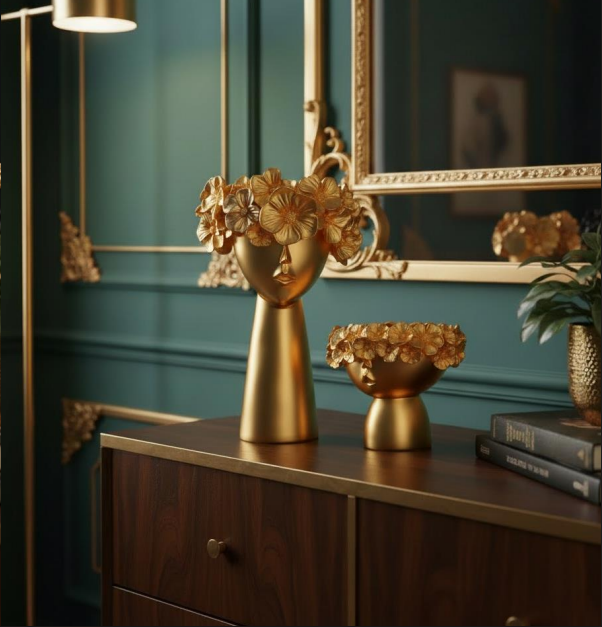 Charming Flower head table vase